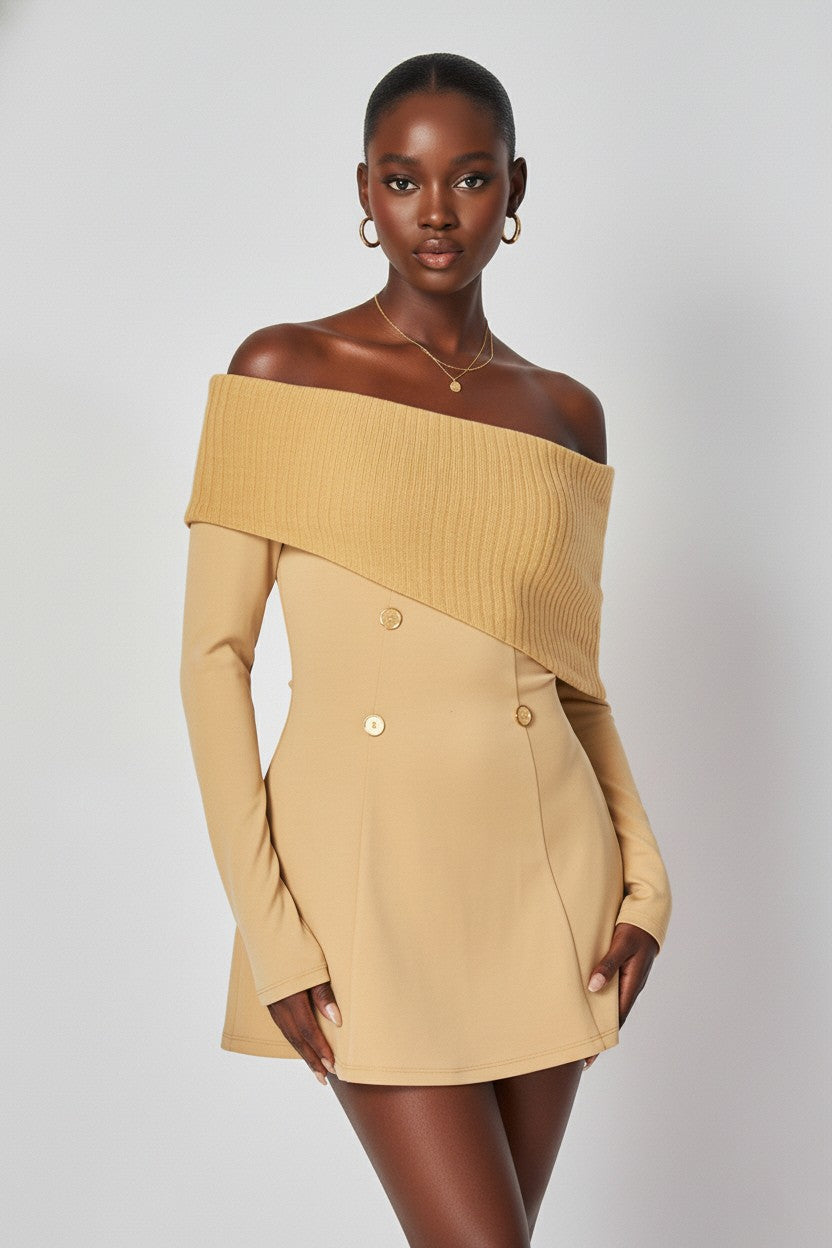 Liza Off-Shoulder Mini Dress