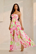 Bella Pleated Maxi Dress