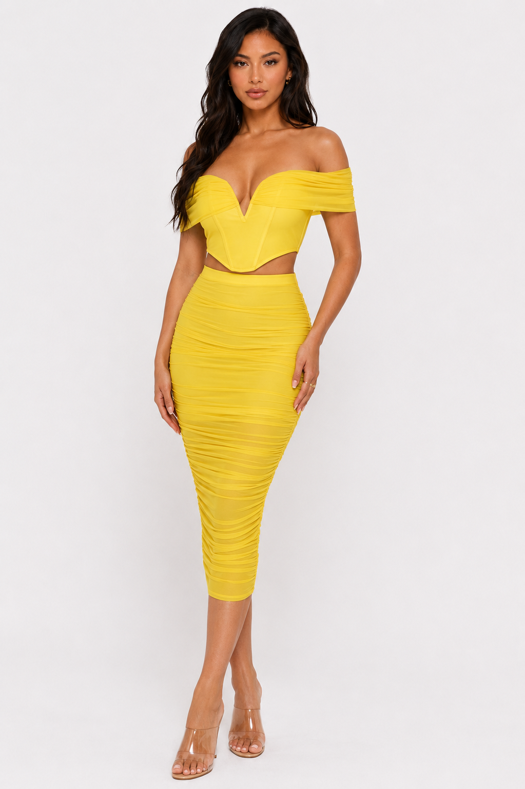 Harper Off-Shoulder Skirt Set