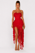 Julia Ruffle Tube Dress