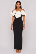 Zara 3D Floral Sculpted Gown