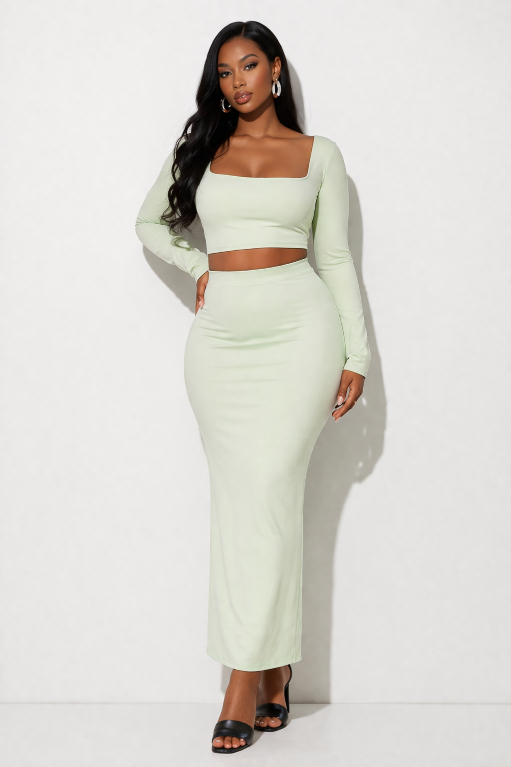 Brea Long Sleeve Skirt Set
